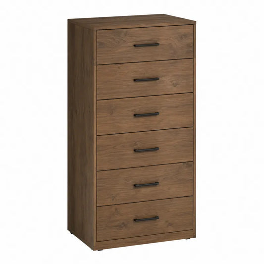 Komoda drewniana z 6 szufladami 120x60x40 cm